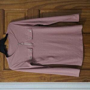 Pink Blouse Size Small - long sleeves